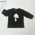 BKD bamboo fiber blank black baby boy t-shirt